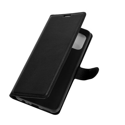 Litchi Texture Wallet Stand Leather Cover Shell for OnePlus Nord N10 5G with Flexible TPU Inner Case