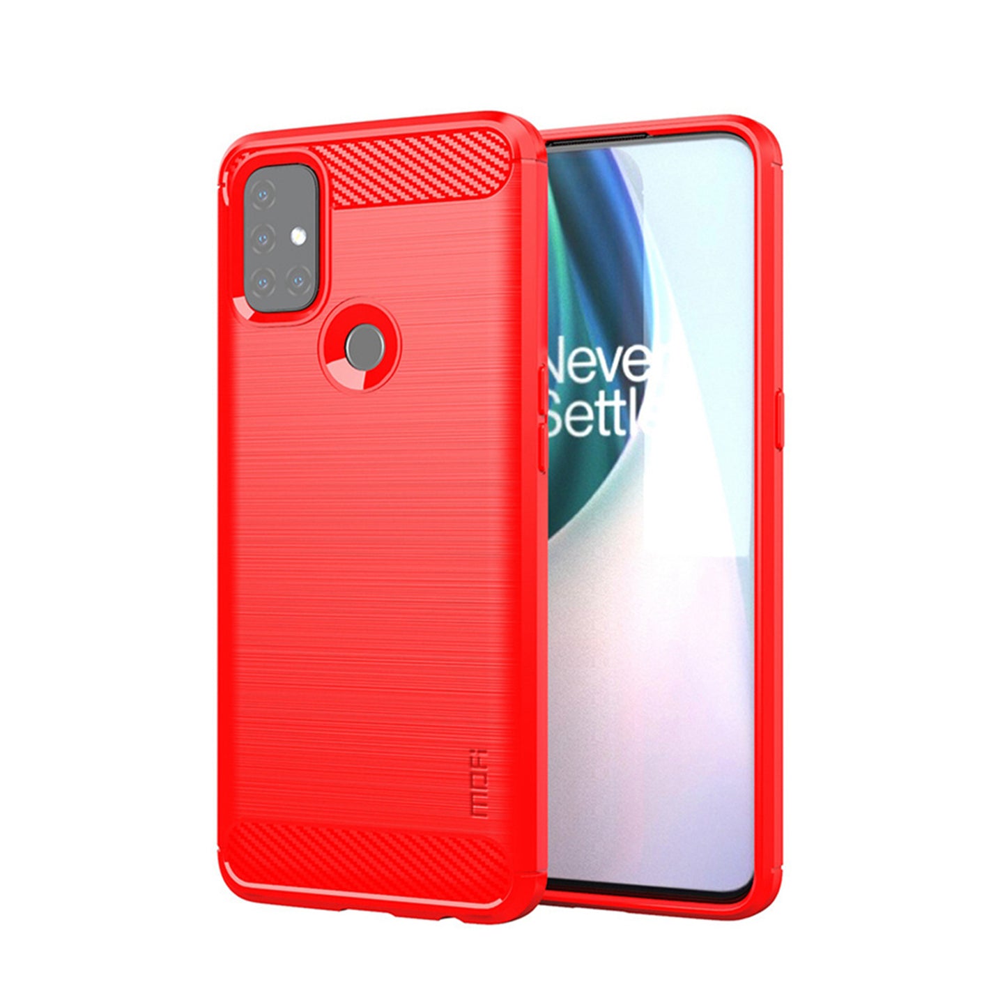 MOFI Carbon Fiber Brushed TPU Cover for OnePlus Nord N10 5G