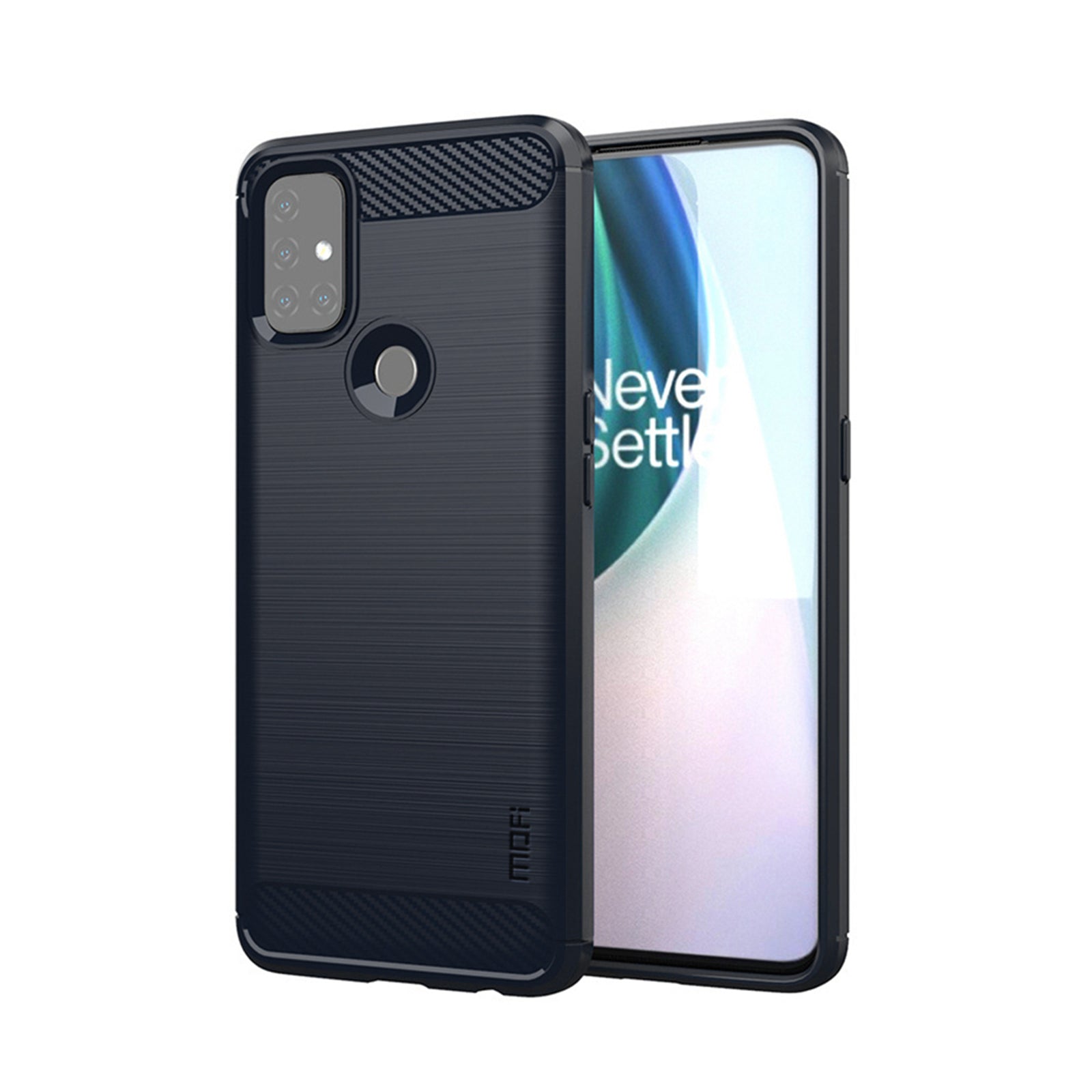 MOFI Carbon Fiber Brushed TPU Cover for OnePlus Nord N10 5G