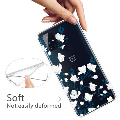 Transparent Pattern Printing TPU Shell for OnePlus Nord N10 5G Soft Phone Case