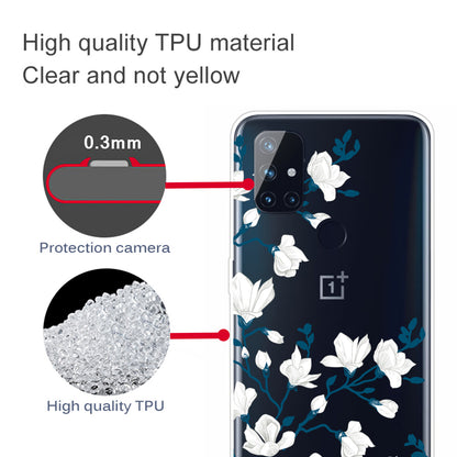 Transparent Pattern Printing TPU Shell for OnePlus Nord N10 5G Soft Phone Case