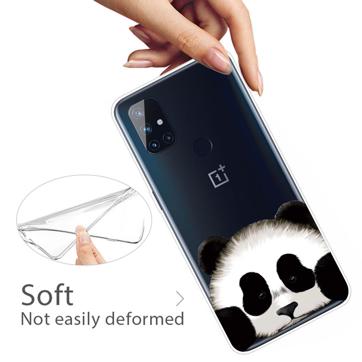 High Transmittance Pattern Printing TPU Soft Cover for OnePlus Nord N10 5G Case