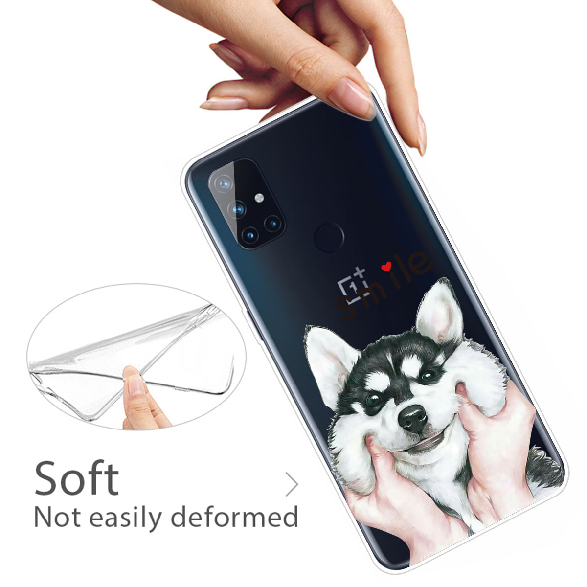 High Transmittance Pattern Printing TPU Soft Cover for OnePlus Nord N10 5G Case