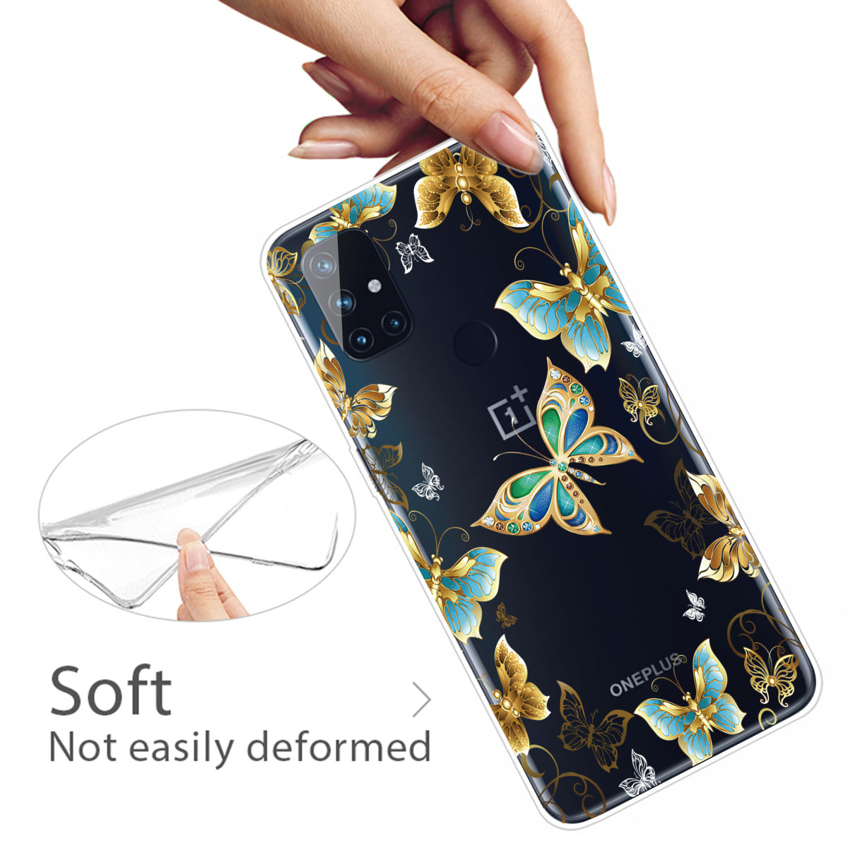 High Transmittance Pattern Printing TPU Soft Cover for OnePlus Nord N10 5G Case