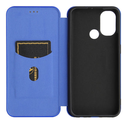 Auto-absorbed Anti-scratch Carbon Fiber Texture Covering for OnePlus Nord N100 Leather Phone Case