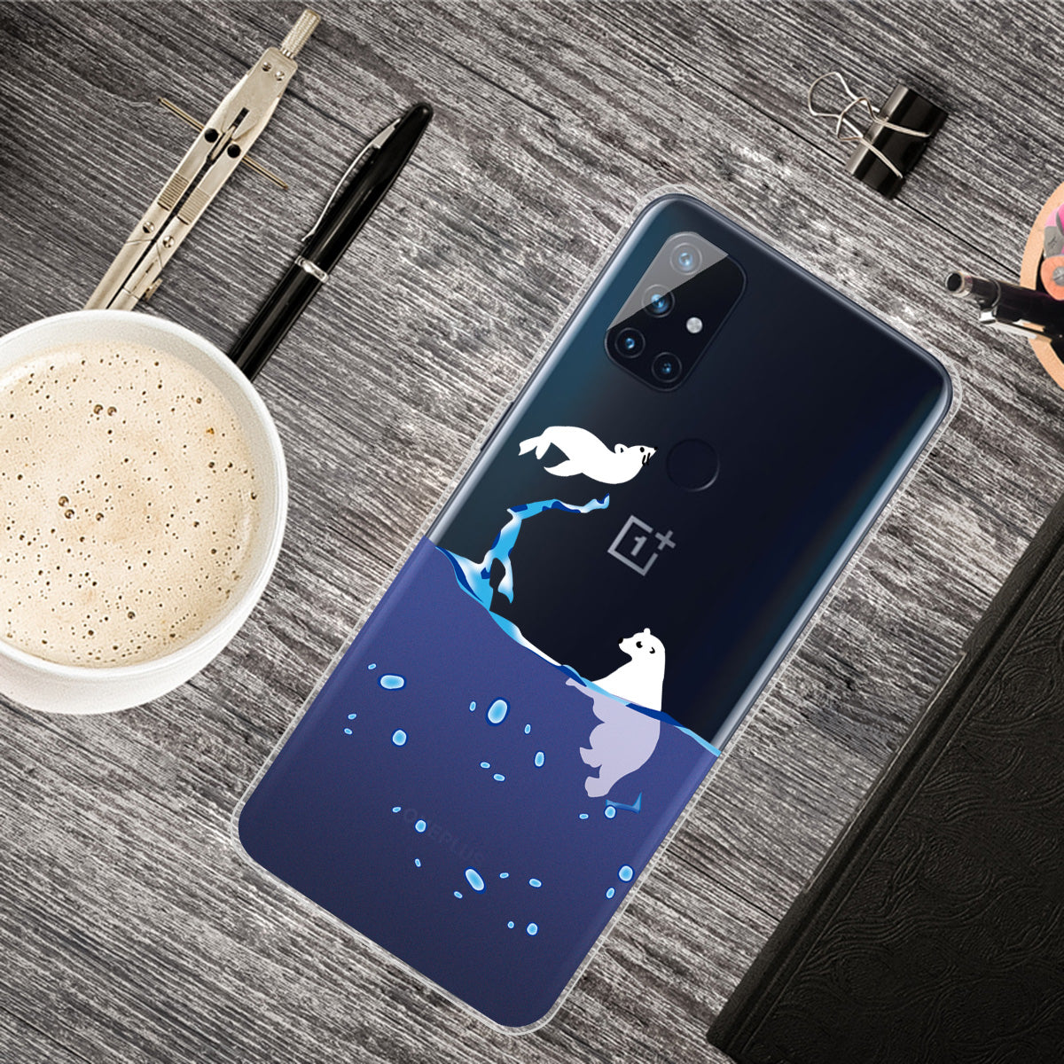 Pattern Printing TPU Phone Case Cover for OnePlus Nord N100