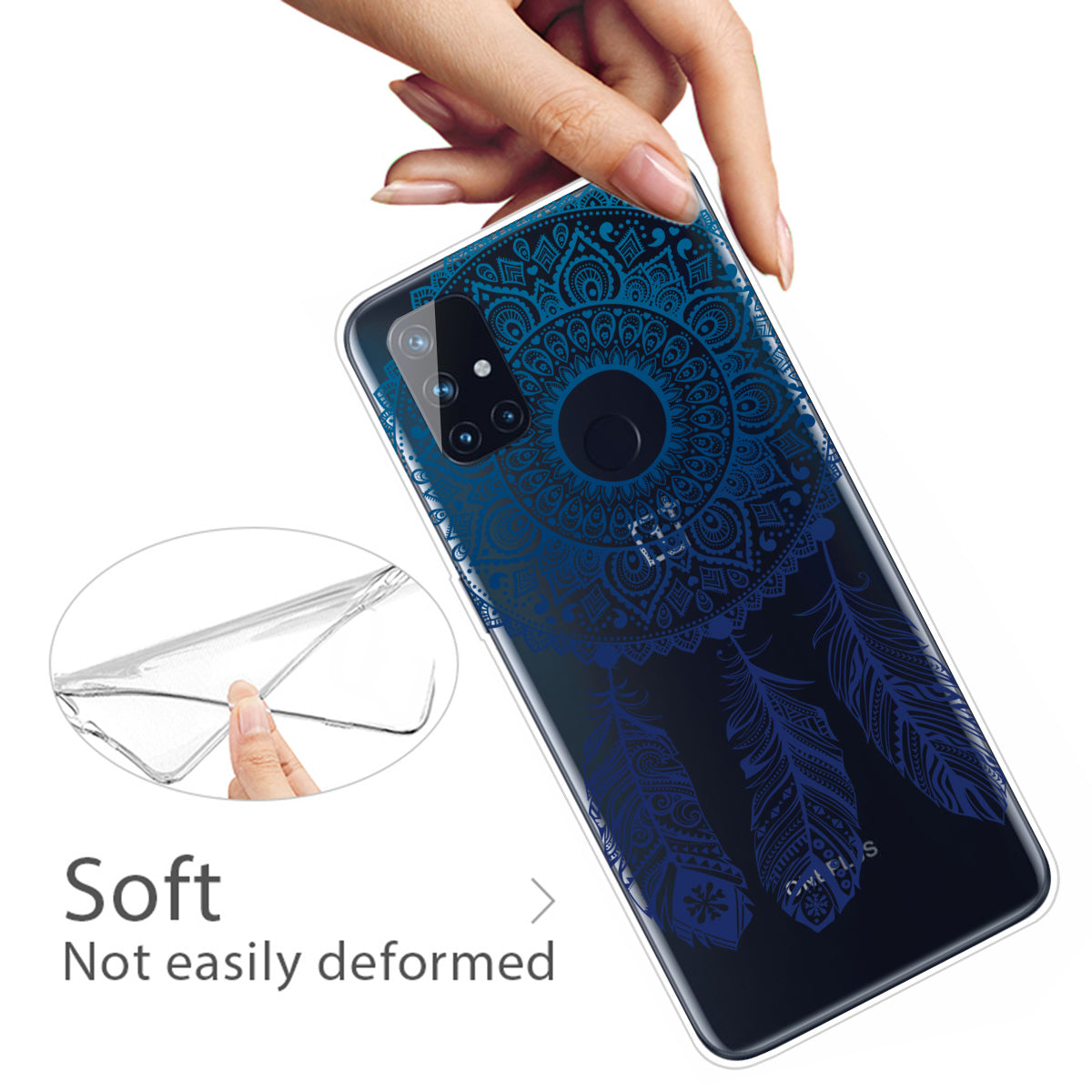 Pattern Printing TPU Phone Case Cover for OnePlus Nord N100