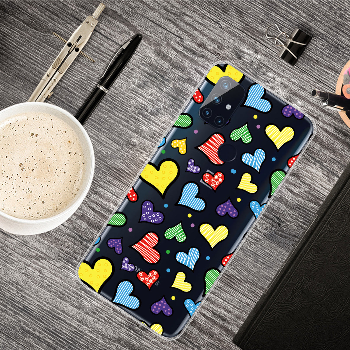 Pattern Printing TPU Phone Case Cover for OnePlus Nord N100