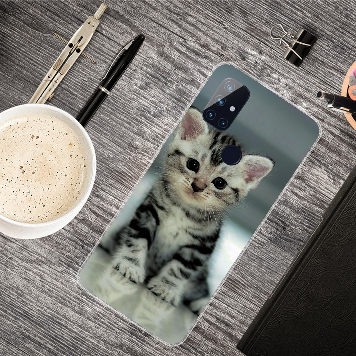 Pattern Printing TPU Phone Cover Case for OnePlus Nord N100