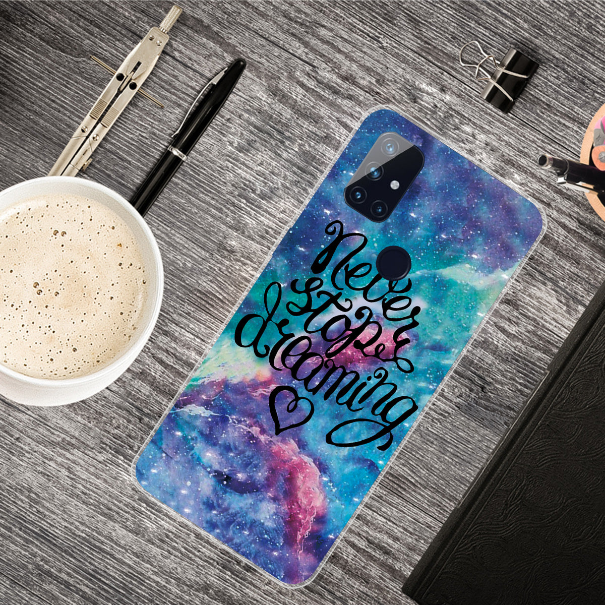 Pattern Printing TPU Phone Cover Case for OnePlus Nord N100