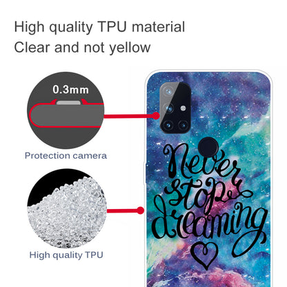 Pattern Printing TPU Phone Cover Case for OnePlus Nord N100