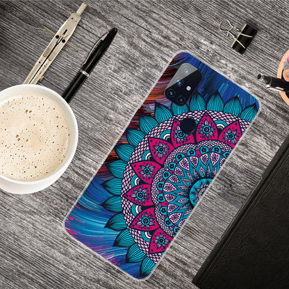 Pattern Printing TPU Phone Cover Case for OnePlus Nord N100