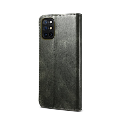 Waxy Crazy Horse Texture TPU + PU Leather Shell Phone Case for OnePlus 8T