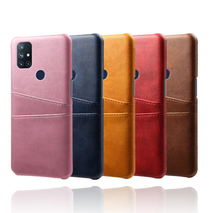 KSQ PC + PU Leather Coated Case with Dual-Card Slots for OnePlus Nord N10 5G