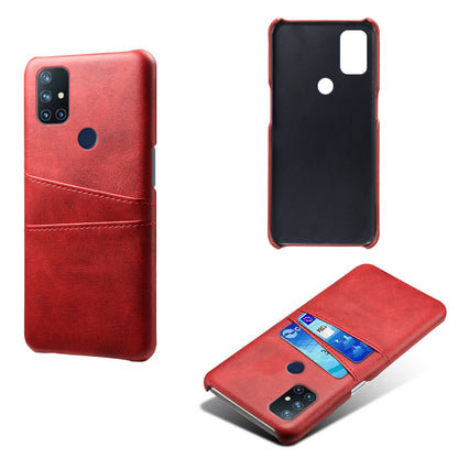 KSQ PC + PU Leather Coated Case with Dual-Card Slots for OnePlus Nord N10 5G