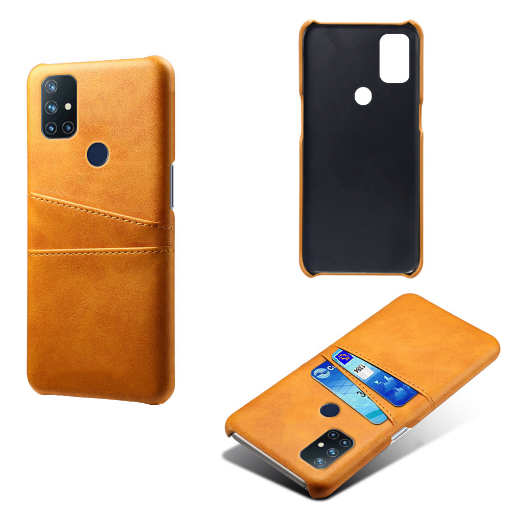 KSQ PC + PU Leather Coated Case with Dual-Card Slots for OnePlus Nord N10 5G