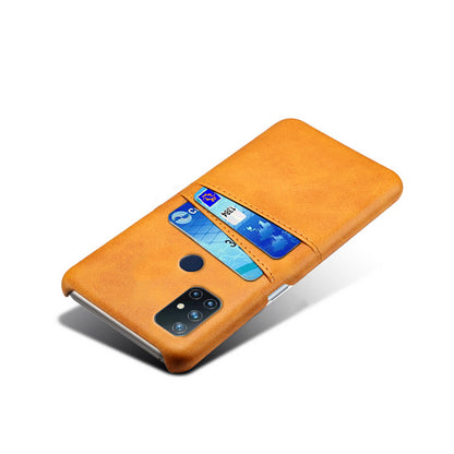 KSQ PC + PU Leather Coated Case with Dual-Card Slots for OnePlus Nord N10 5G