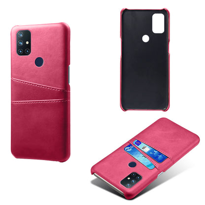 KSQ PC + PU Leather Coated Case with Dual-Card Slots for OnePlus Nord N10 5G