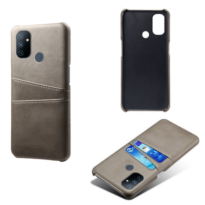 KSQ PC + PU Leather Coated Case with Dual-Card Slots for OnePlus Nord N100