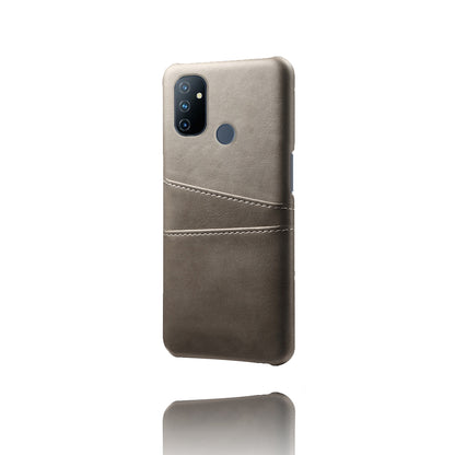 KSQ PC + PU Leather Coated Case with Dual-Card Slots for OnePlus Nord N100