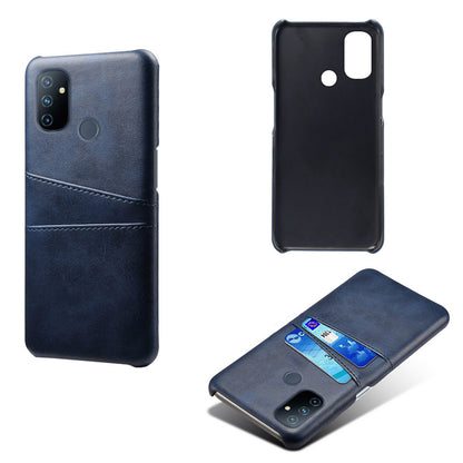 KSQ PC + PU Leather Coated Case with Dual-Card Slots for OnePlus Nord N100