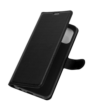 Litchi Grain Wallet Stand Leather Case for OnePlus Nord N100 Protective Phone Shell