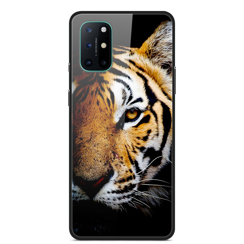 Pattern Printing Glass + TPU + PC Combo Casing Cover for OnePlus 8T