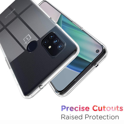 Ultra Clear Soft TPU Phone Case for OnePlus Nord N10 5G, Drop Protection Anti-Fingerprint Back Shell