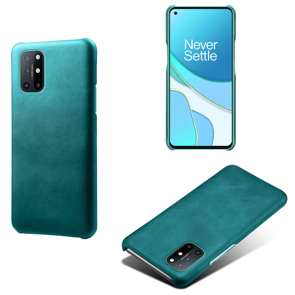 PU Leather Coated PC Phone Case for OnePlus 8T Protector Shell