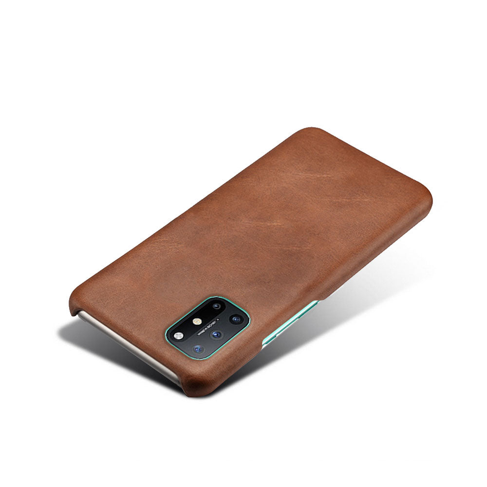 PU Leather Coated PC Phone Case for OnePlus 8T Protector Shell