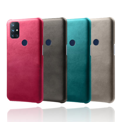 PU Leather Coated PC Cell Phone Case for OnePlus Nord N10 5G Cover