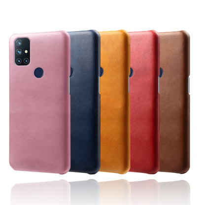 PU Leather Coated PC Cell Phone Case for OnePlus Nord N10 5G Cover