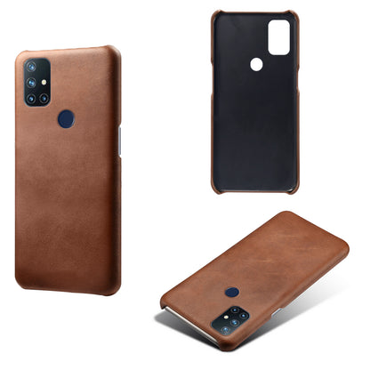 PU Leather Coated PC Cell Phone Case for OnePlus Nord N10 5G Cover