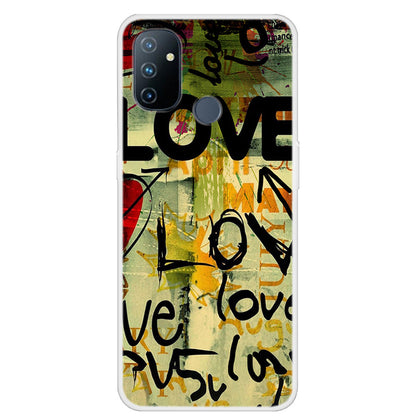 Pattern Printing TPU Phone Soft Case for OnePlus Nord N100