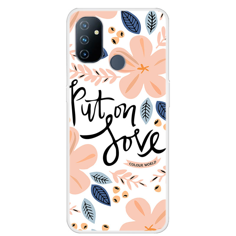 Pattern Printing TPU Phone Soft Case for OnePlus Nord N100