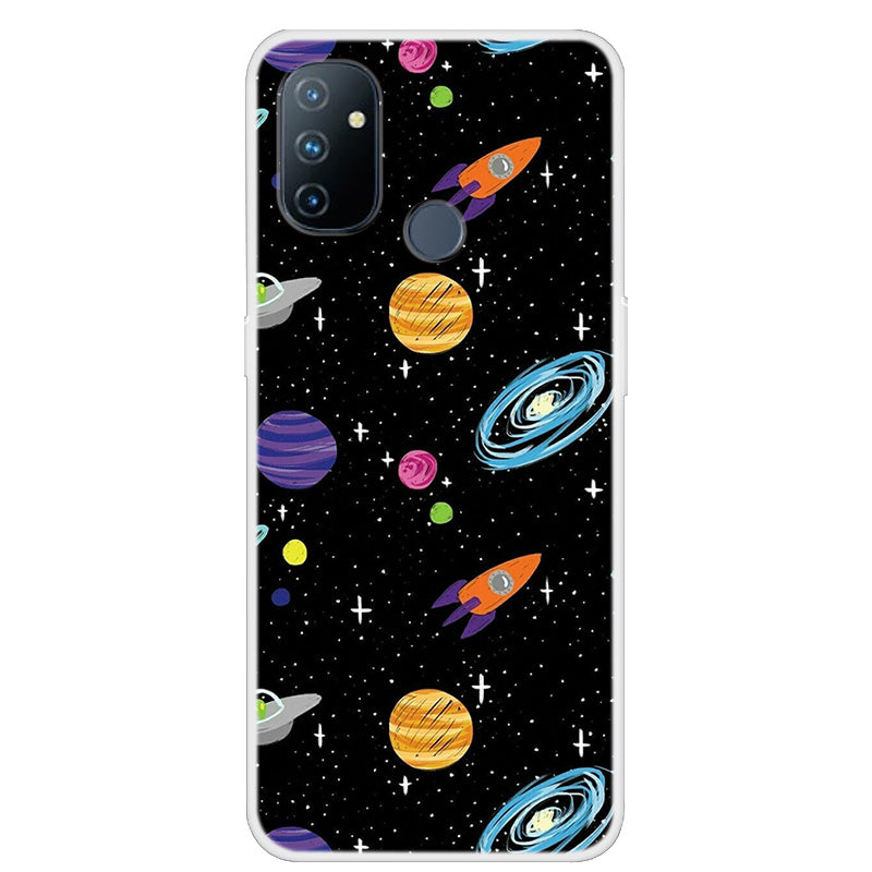 Pattern Printing TPU Phone Soft Case for OnePlus Nord N100