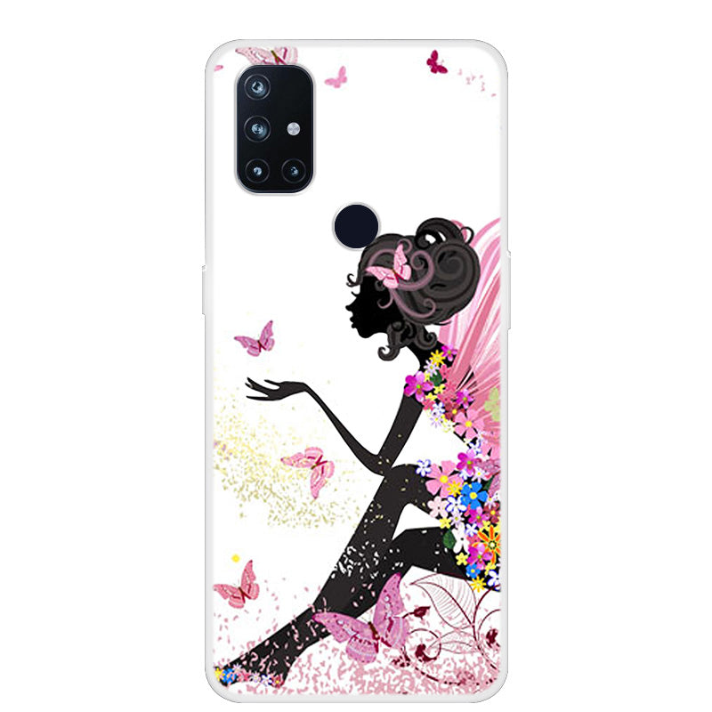 Pattern Printing TPU Phone Cover Case for OnePlus Nord N10 5G