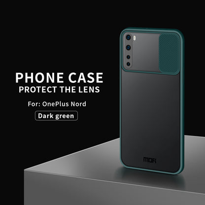 MOFI XINDUN Series Anti-drop Hybrid Case with Slide Lens Cover for OnePlus Nord