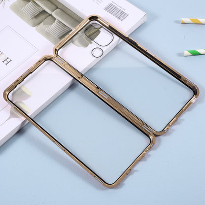 Magnetic Metal Lock Installation + Double Side Tempered Glass Case for OnePlus Nord N100