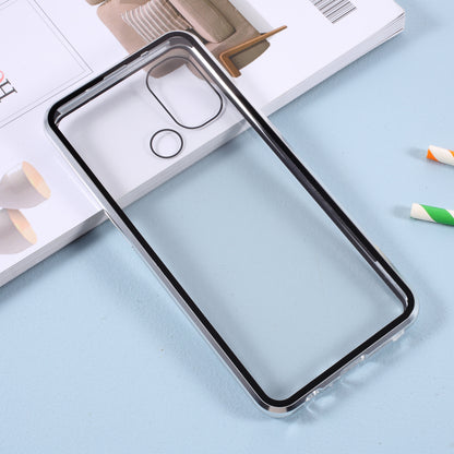 Magnetic Metal Lock Installation + Double Side Tempered Glass Case for OnePlus Nord N100