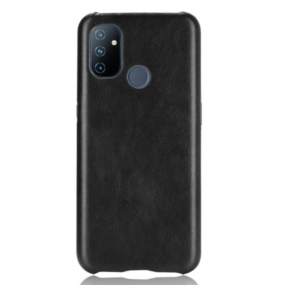 Litchi Texture PU Leather Coated PC Mobile Casing for OnePlus Nord N100