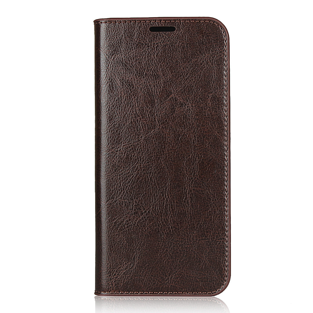 Crazy Horse Genuine Leather Wallet Stand Case for OnePlus Nord N10 5G