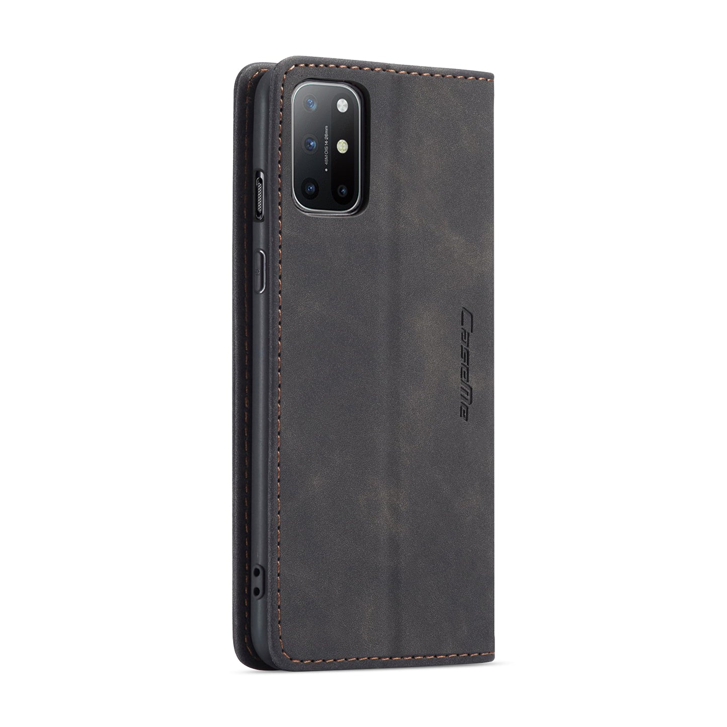 CASEME 013 Series Auto-absorbed Leather Wallet Case for OnePlus 8T