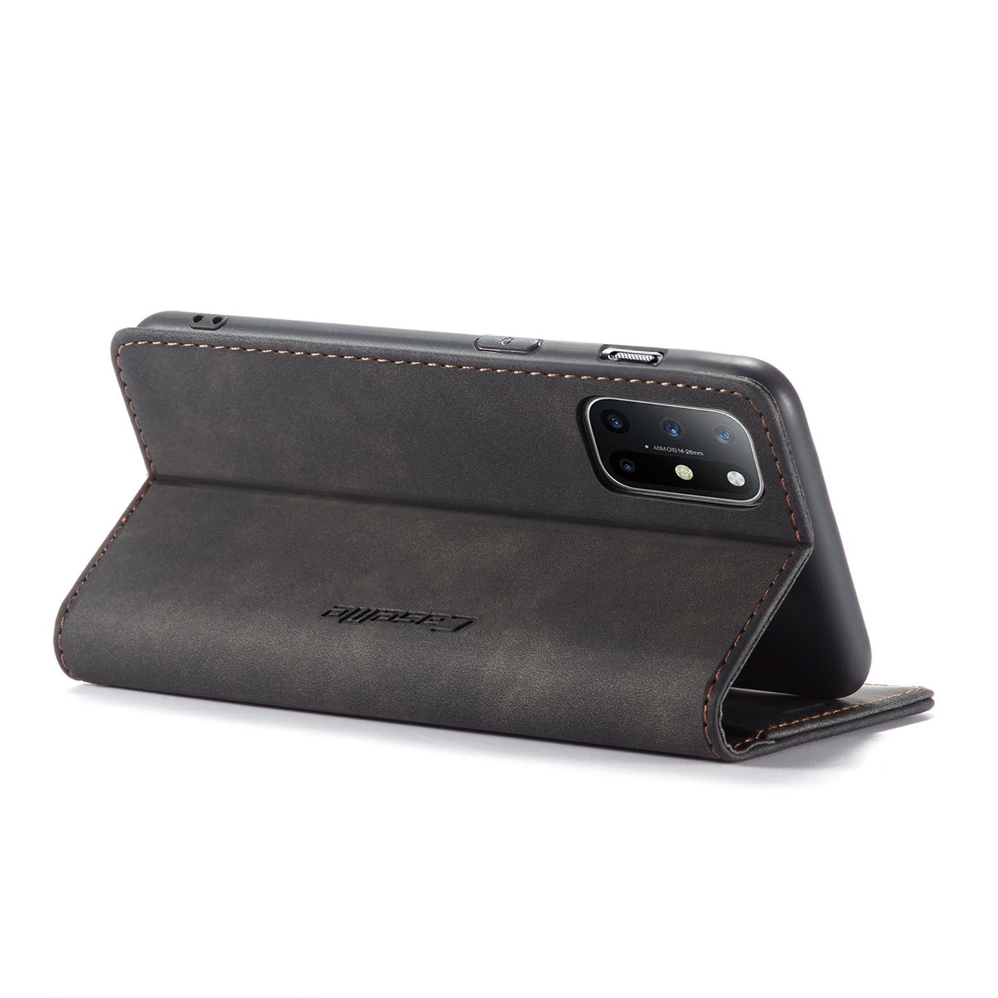 CASEME 013 Series Auto-absorbed Leather Wallet Case for OnePlus 8T