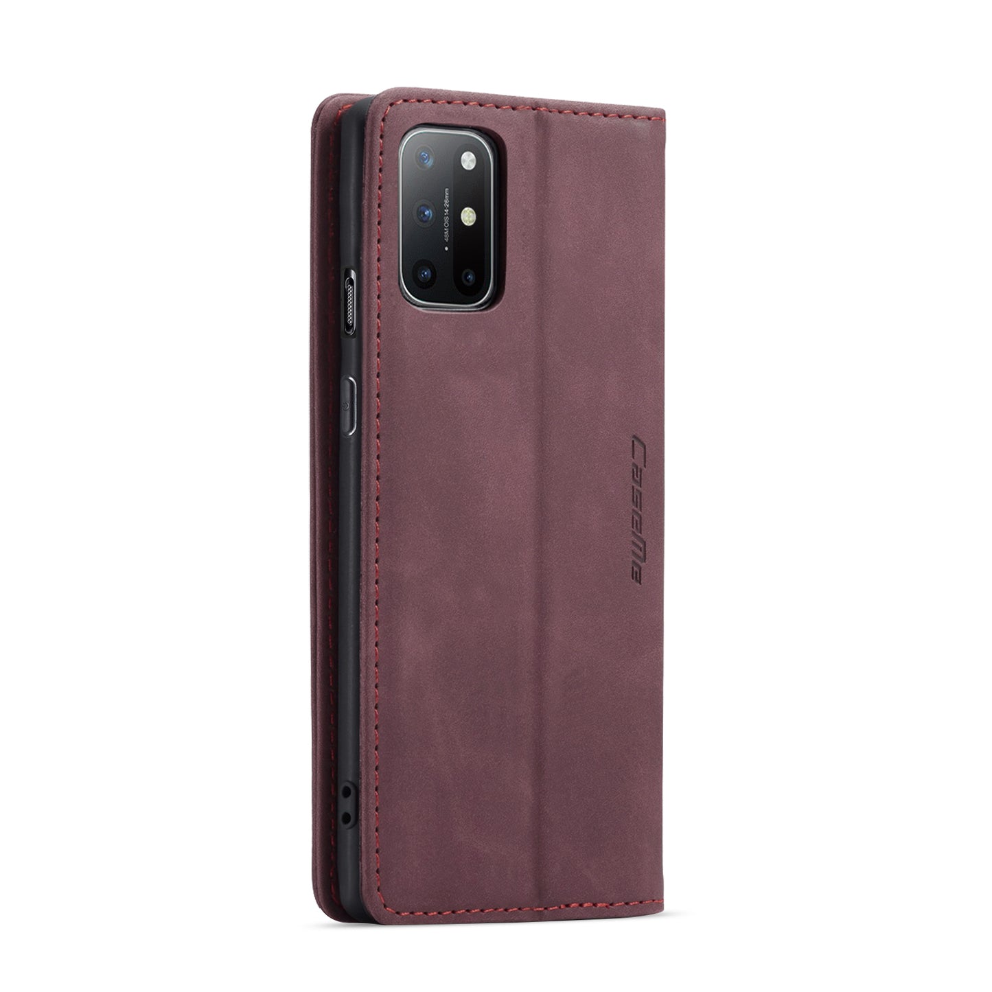 CASEME 013 Series Auto-absorbed Leather Wallet Case for OnePlus 8T