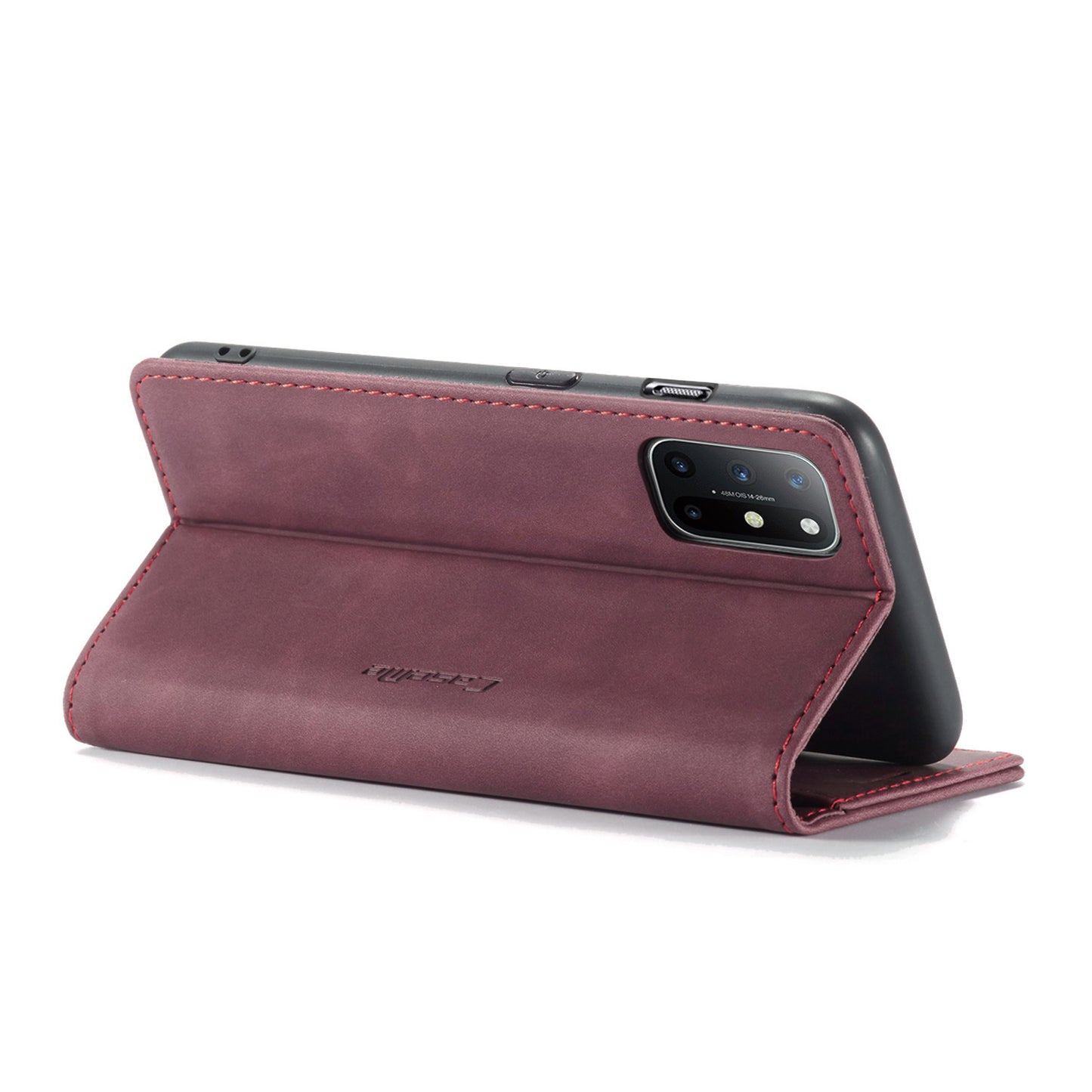 CASEME 013 Series Auto-absorbed Leather Wallet Case for OnePlus 8T