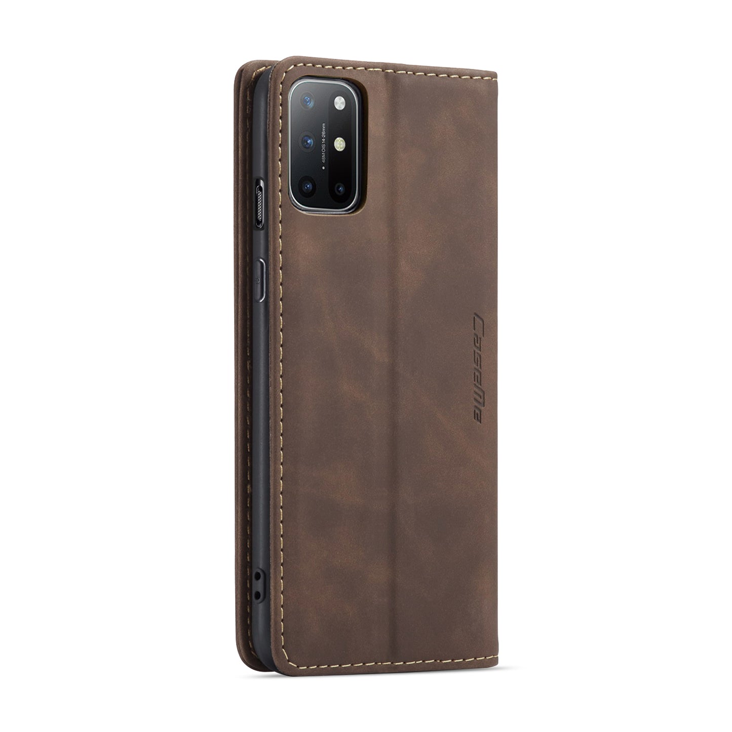 CASEME 013 Series Auto-absorbed Leather Wallet Case for OnePlus 8T