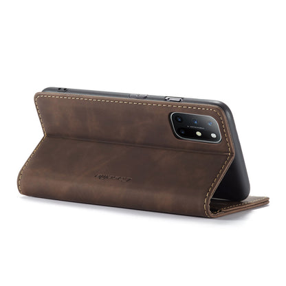 CASEME 013 Series Auto-absorbed Leather Wallet Case for OnePlus 8T