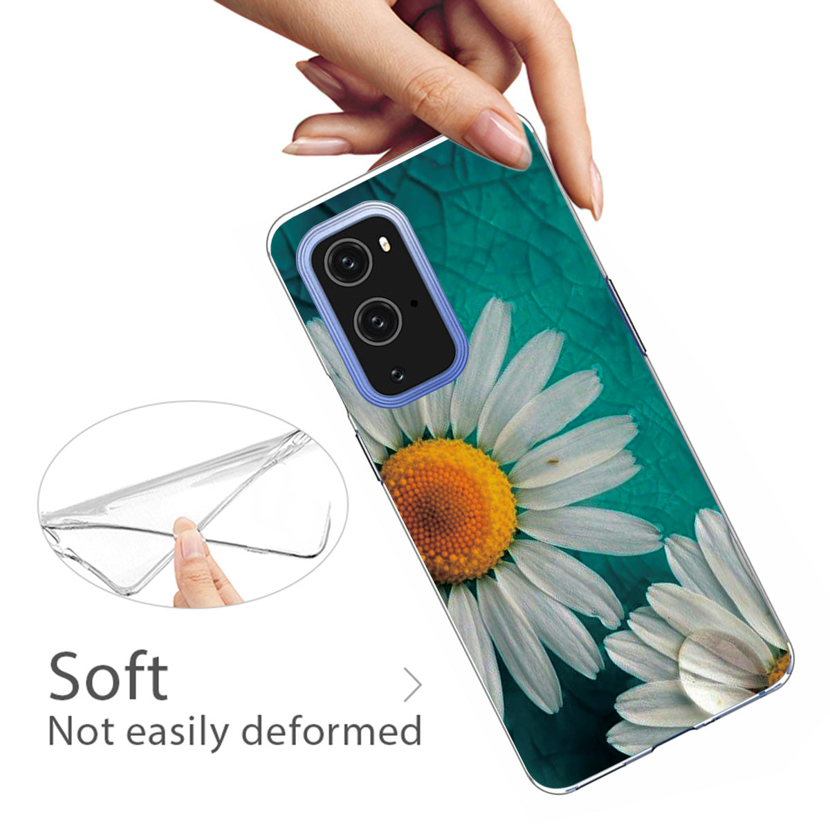 Pattern Printing Flexible TPU Cover Case for OnePlus 9 Pro