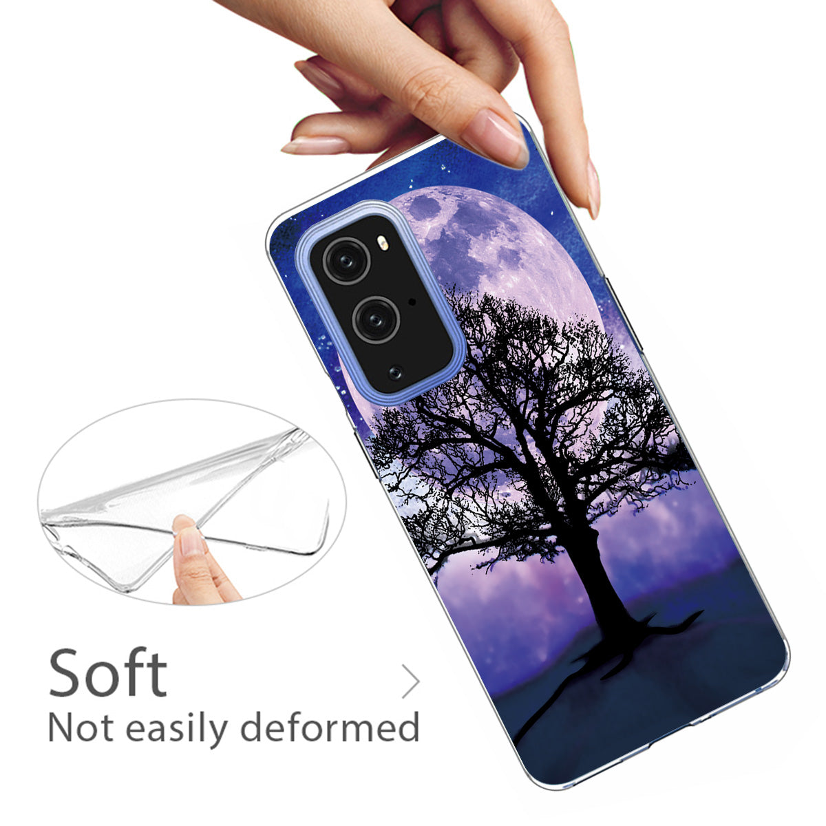 Pattern Printing Flexible TPU Cover Case for OnePlus 9 Pro